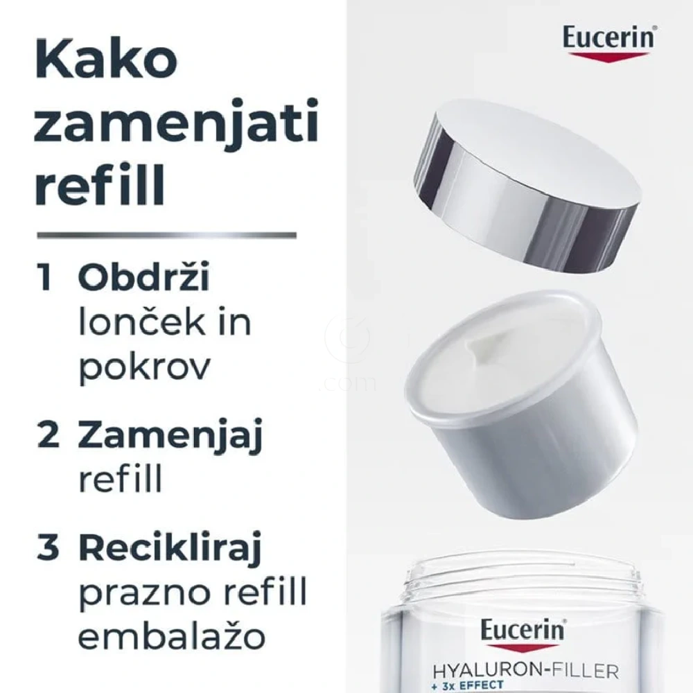 Eucerin Hyaluron-Filler, refill dnevna krema - suha koža - ZF 15 (50 ml)